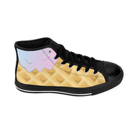 Dripping Ice Cream Cone Women's High-top Sneakers