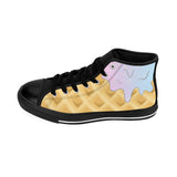 Dripping Ice Cream Cone Men's High-top Sneakers