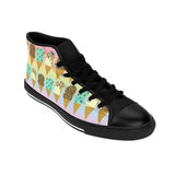 Double Scoop Ice Cream Cones Women's High-top Sneakers