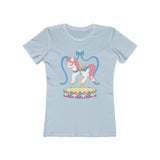 Carousel Unicorn Women's Boyfriend Tee