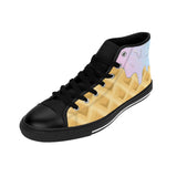 Dripping Ice Cream Cone Men's High-top Sneakers