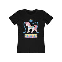 Carousel Unicorn Women's Boyfriend Tee