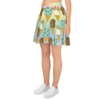 Double Scoop Ice Cream Cones Skater Skirt