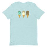 Double Scoop Ice Cream Cones Unisex T-Shirt