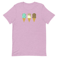 Double Scoop Ice Cream Cones Unisex T-Shirt