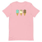 Double Scoop Ice Cream Cones Unisex T-Shirt