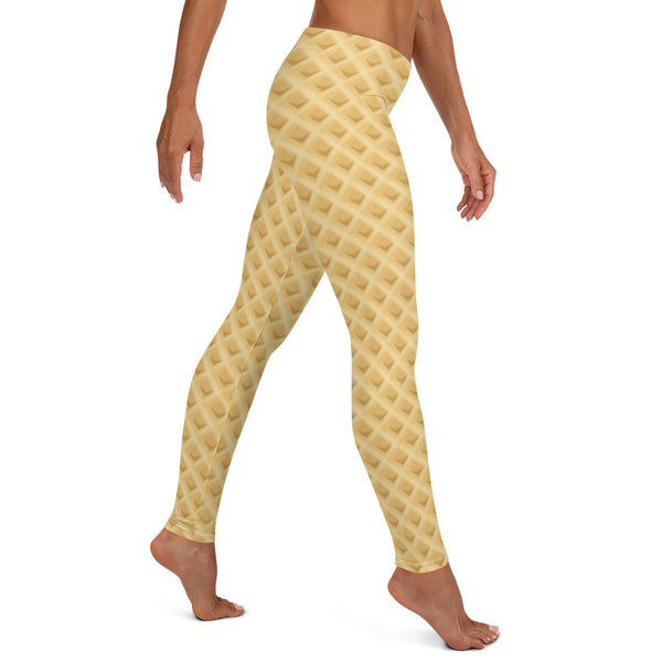 Waffle Cone Women's Plus Size Leggings – Kawaii Cloth